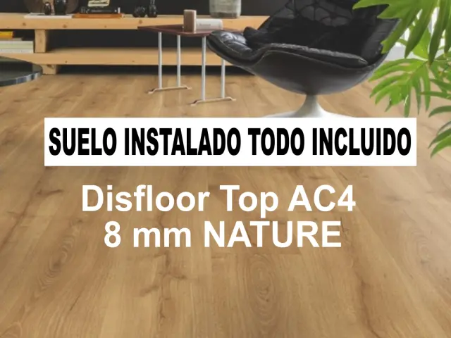 Imagen TARIMA FLOTANTE TOP AC5/8MM NATURE TODO INCLUIDO